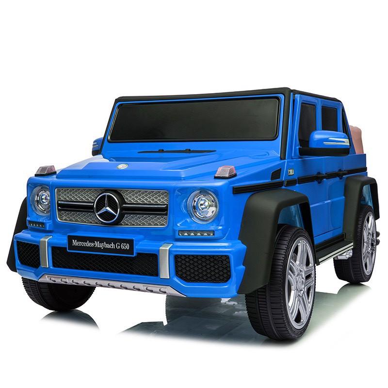 Ô tô xe điện điều khiển tự lái  MERCEDES MAYBACH G650 bánh hơi ghế da cao cấp 4 động cơ (Đỏ-Trắng-Xanh-Đen)