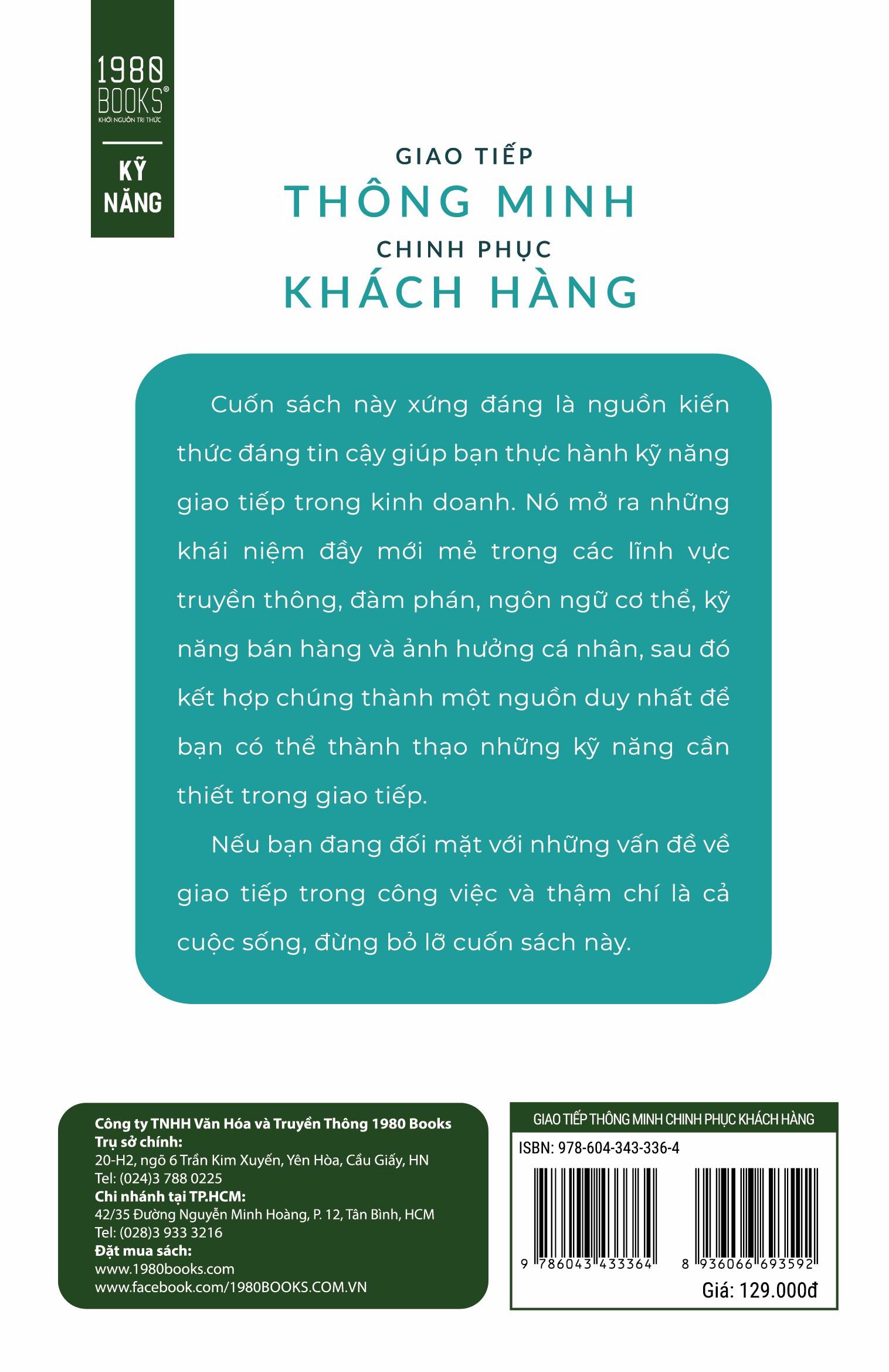 Giao Tiếp Thông Minh - Chinh Phục Khách Hàng