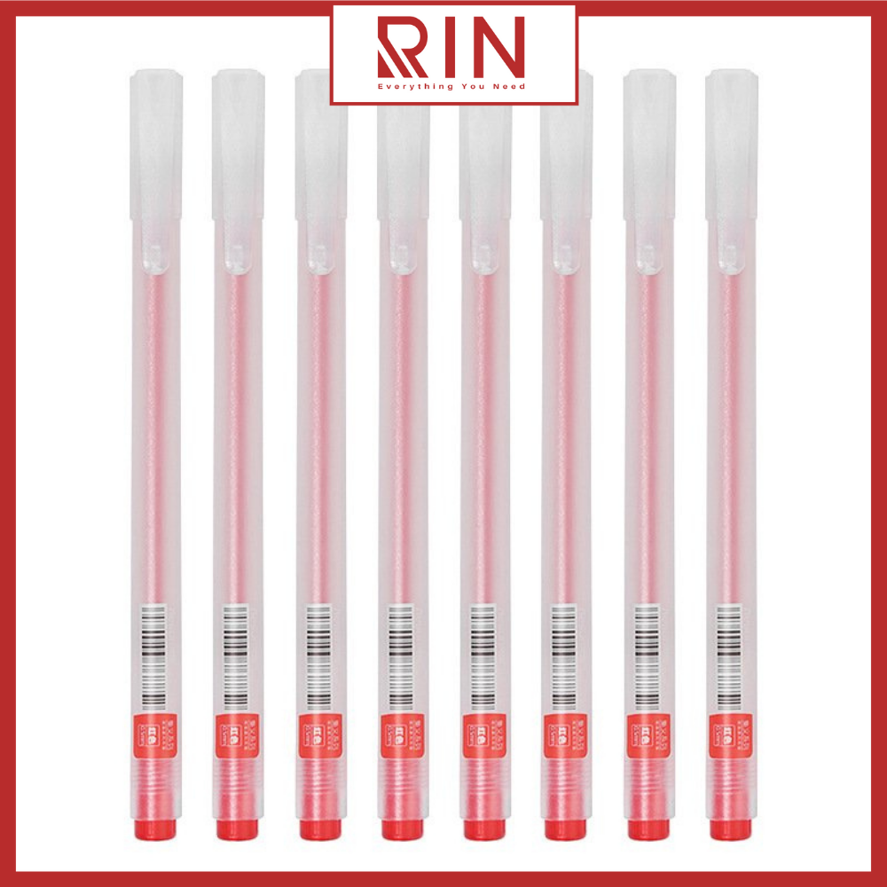 Bút mực gel 0.5mm / bút bi nước / Bút mực khô nhanh/ Bút ghi chép cơ bản nhiều màu lựa chọn – Mực Đen/ Xanh/ Đỏ