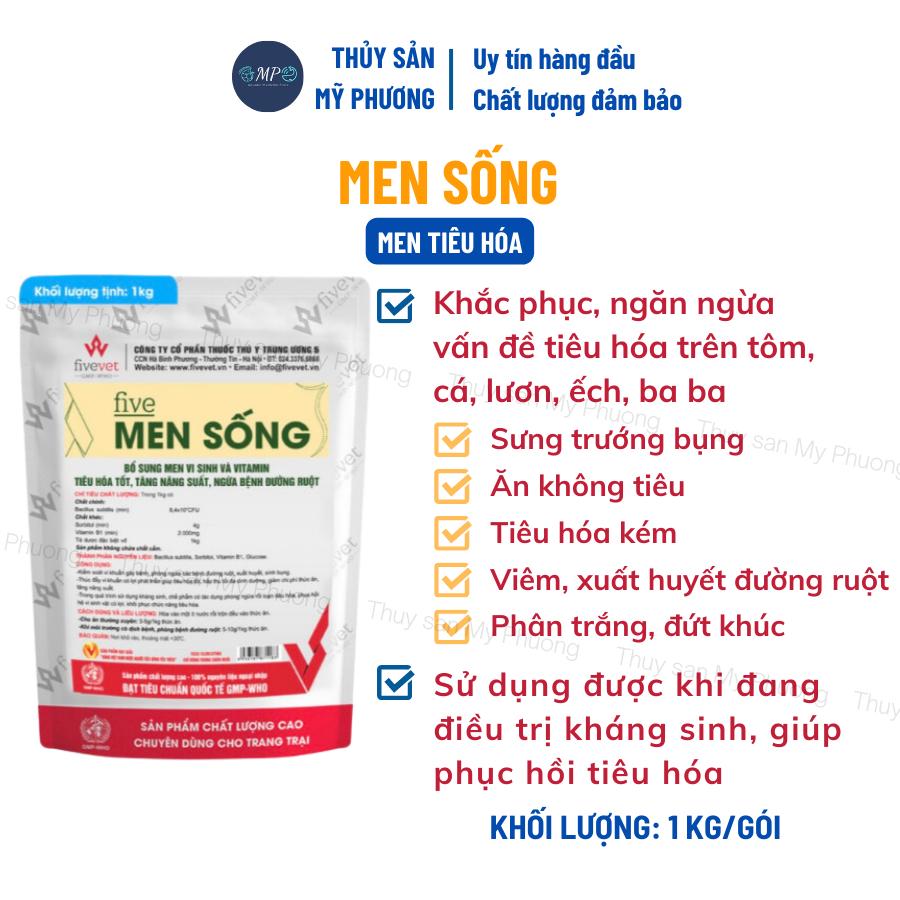Men tiêu hóa nông to đường ruột men sống ngừa kích thích tăng đề kháng lớn nhanh tăng trọng tôm thẻ cá lươn ếch ốc ba ba