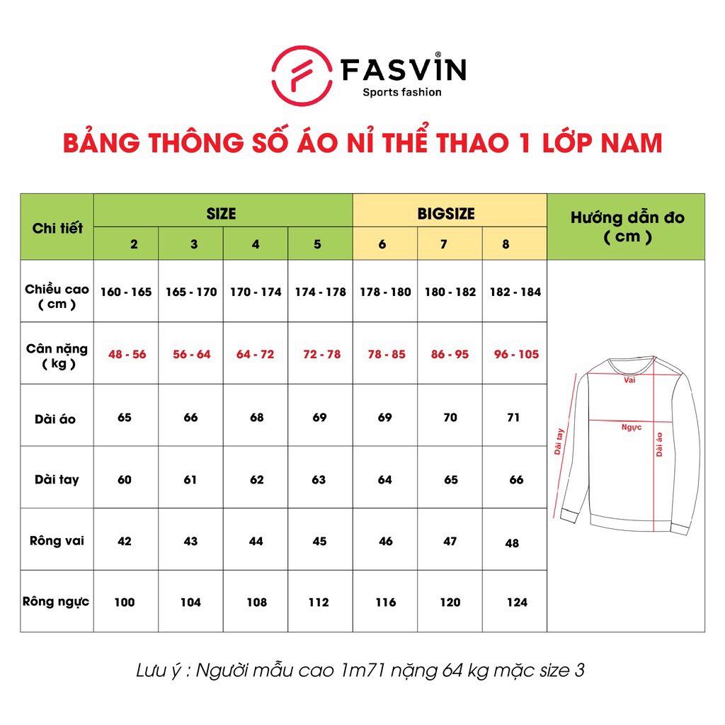 Áo thể thao nam fasvin AD19802.20 áo thun nam chất vải mềm mại co giãn thoải mái