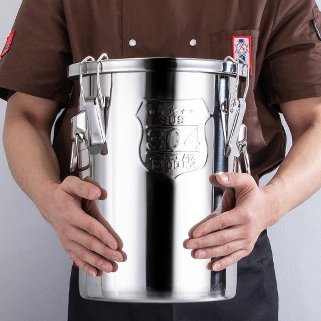 2-3 of pack Stainless Steel Cereal Container Kitchen Grain Storage Canister