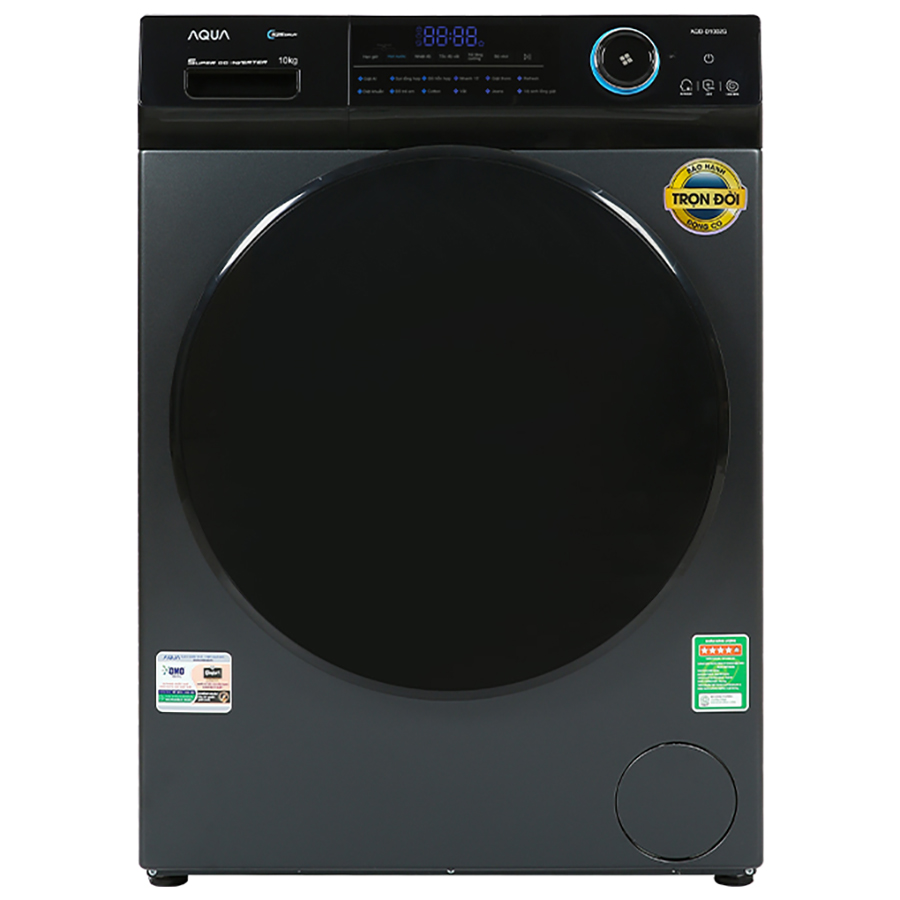Máy giặt Aqua Inverter 10 kg AQD-D1002G.BK - Chỉ giao HCM