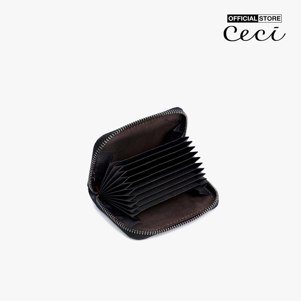 CECI - Ví nữ phối khóa zip phom chữ nhật hiện đại CC11-07000003