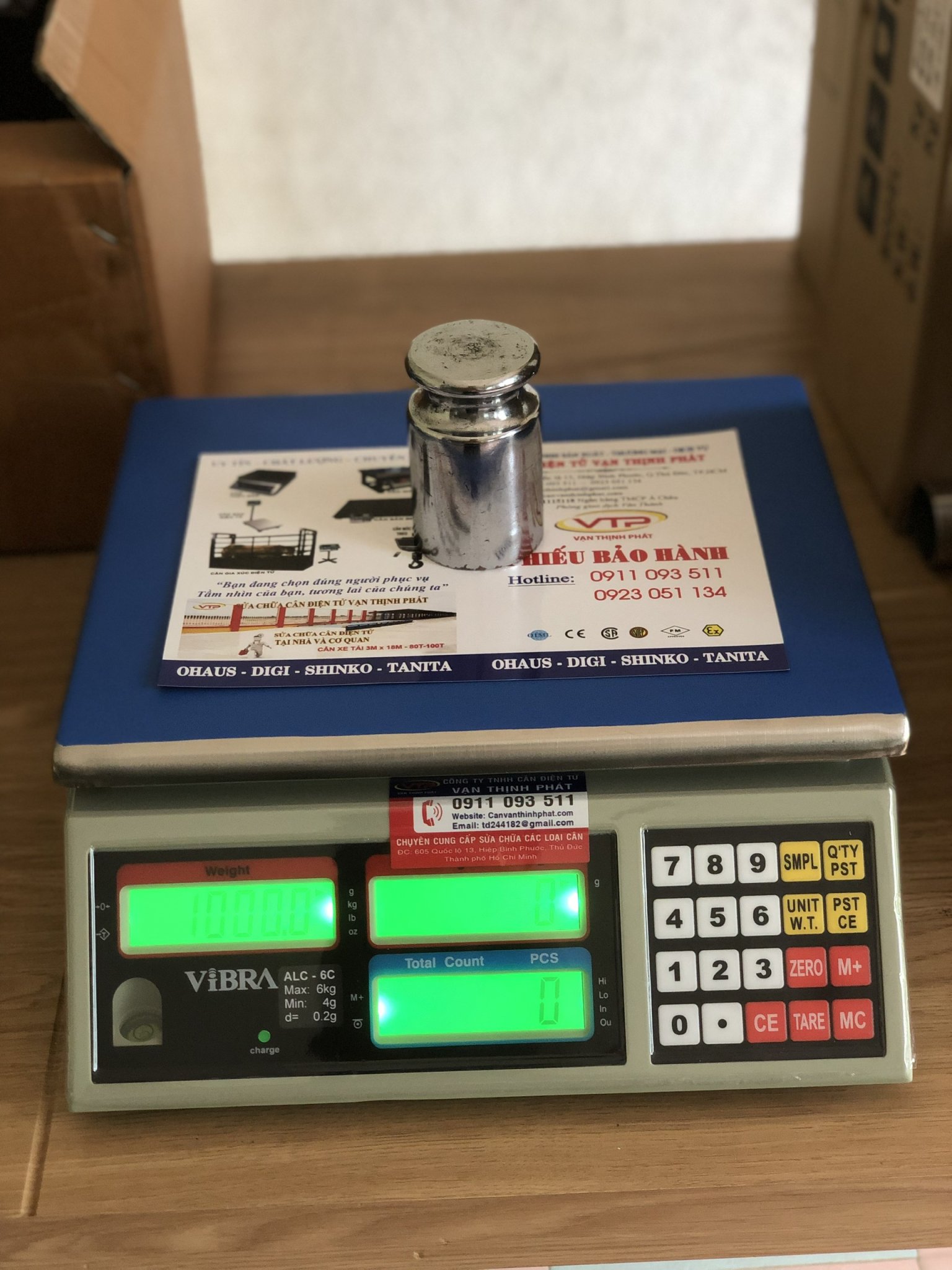 Cân Điện Tử VIBRA ALC 30 kg