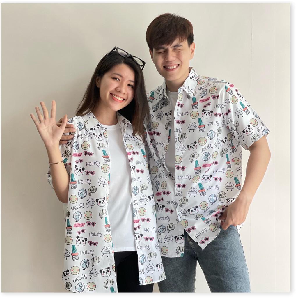 ÁO SƠ MI NỮ FORM RỘNG HOẠ TIẾT ĐẶC SẮC , PHONG CÁCH 2021 THỜI TRANG LANO STORE