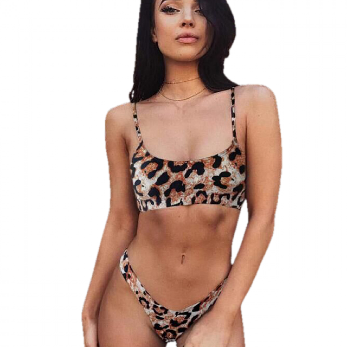 Women Sexy Wear Bikini Female Swimwear Beach Bikini Leopard Beachwear Set BathingSuit Snakeskin Push Up Swimsuit