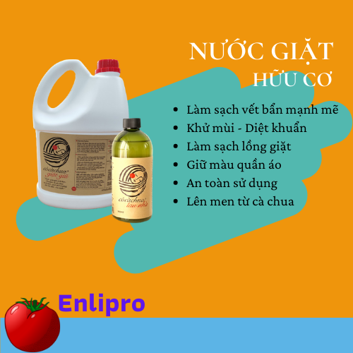 NƯỚC GIẶT SINH HỌC CÔ CÀ CHUA CAN 4 LÍT