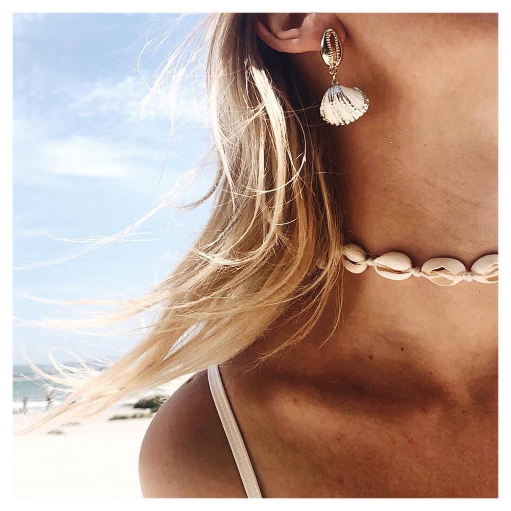 20pcs electroplated natural shell conch beads for jewelry making Silver