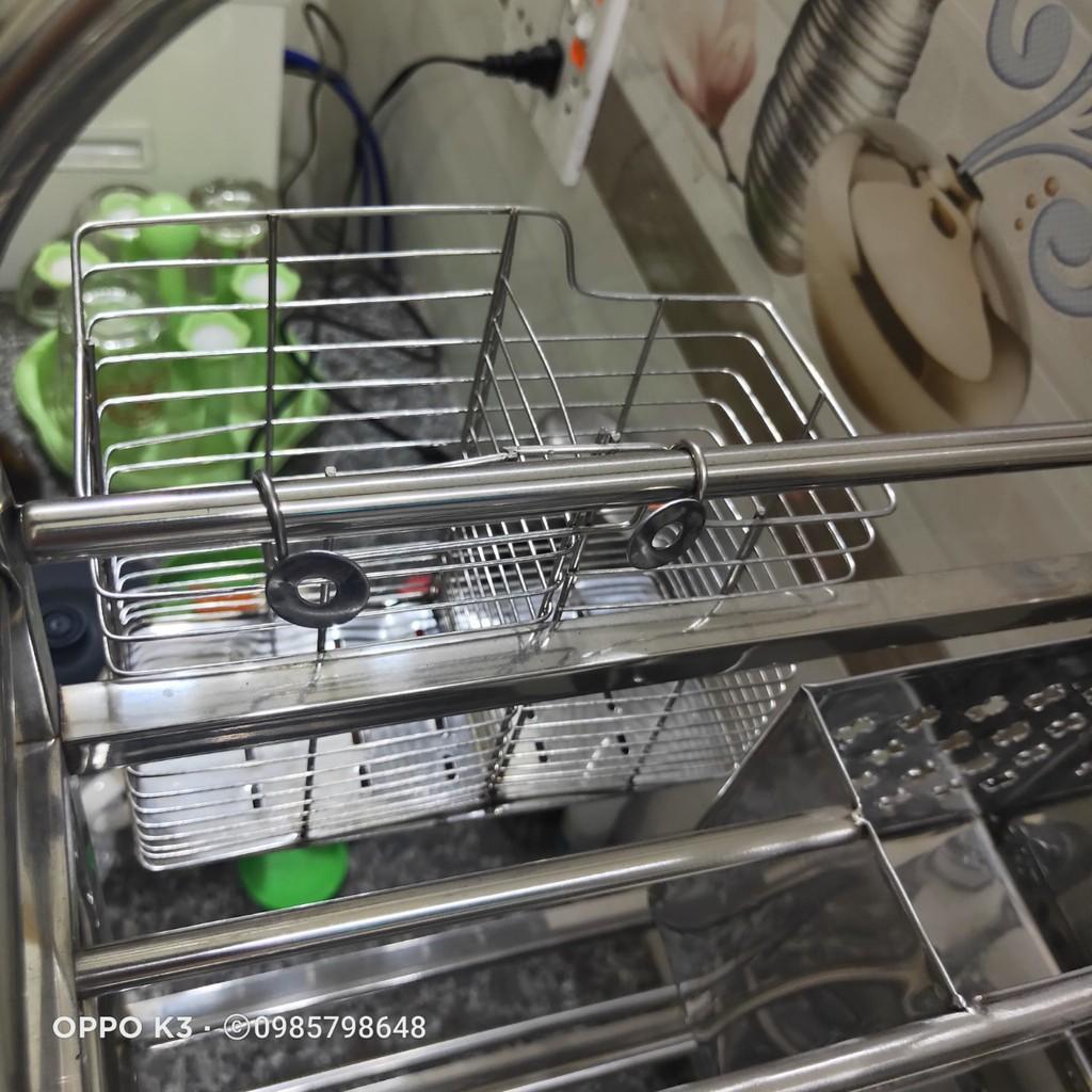 Ống đũa Inox loại 2 ngăn tiện ích