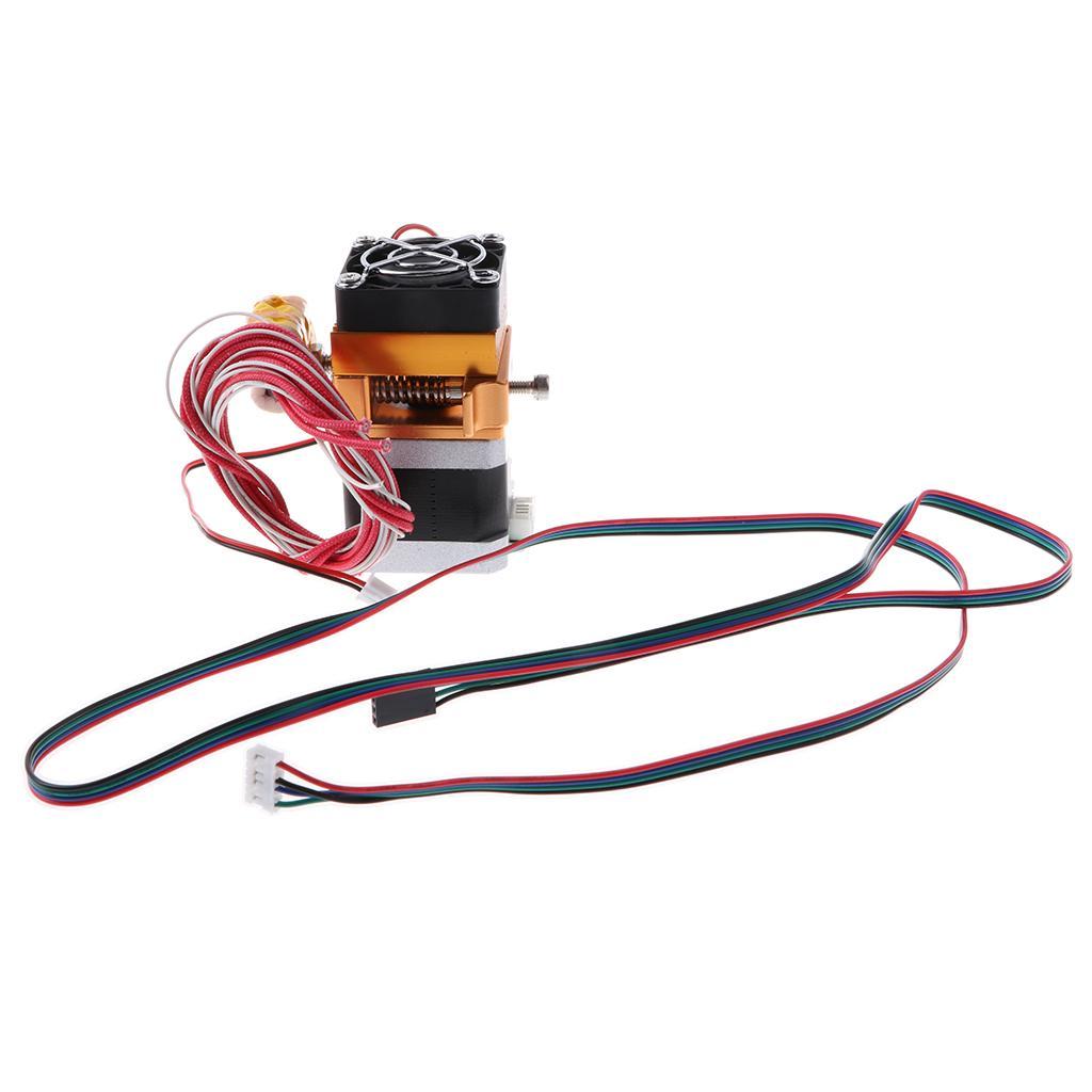 0.4mm Single Head MK8 Extruder Stepper Motor Fan Assembly For 3D Printer