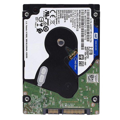 Ổ cứng HDD Laptop WD Blue 2TB SATA 6GB/s 2.5 inch - Hàng Nhập Khẩu