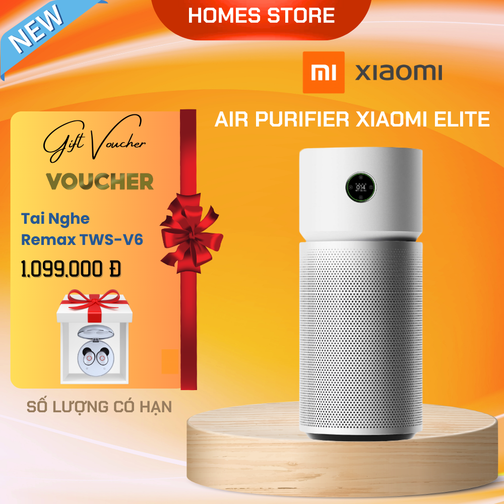 Máy Lọc Không Khí XIAOMI ELITE 2023 Cao Cấp Khử Khuẩn Siêu Mịn, Khử Mùi Tia UVC Và Plasma, Màng Lọc Sợi Thủy Tinh Tĩnh Điện, Kết Nối App, Phù Hợp Không Gian 125 m2 - Hàng Chính Hãng