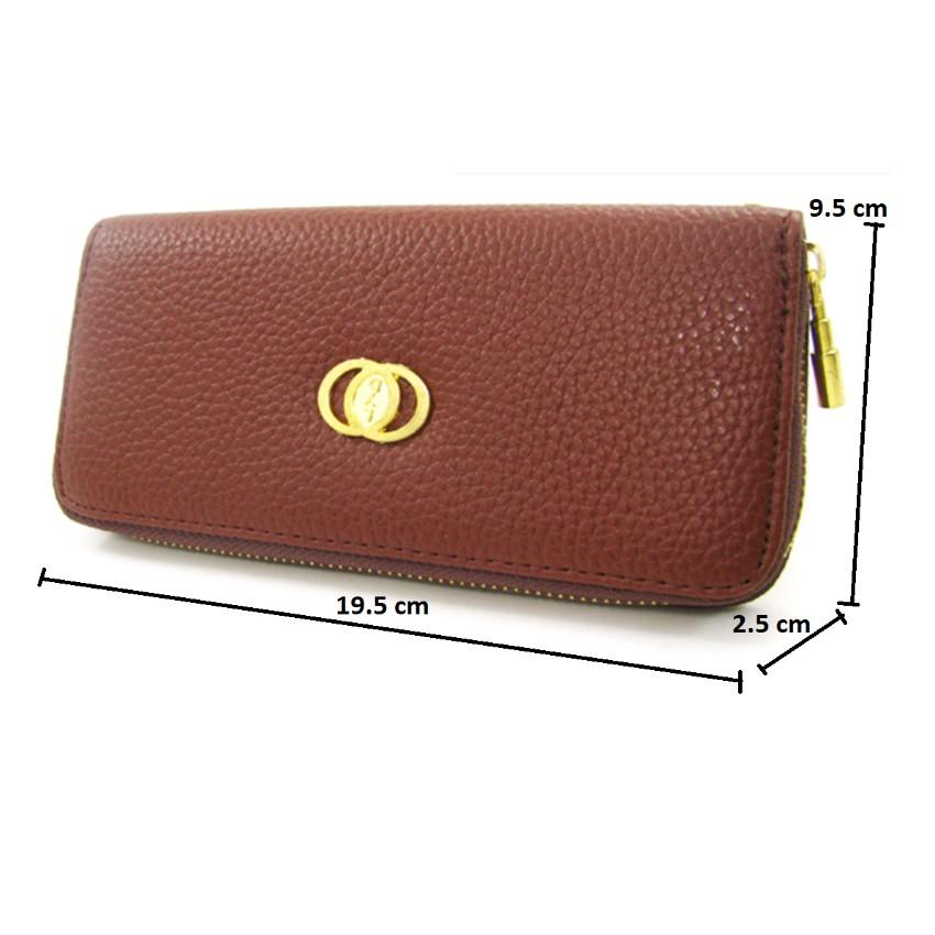 Ví nữ da mềm cao cấp Đồ Da Thành Long TLG 204410-2 (Nâu)