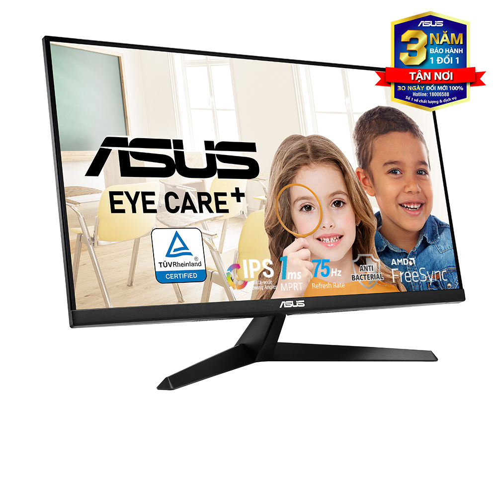 [Tặng chuột TUF Gaming M3] - Màn Hình Chơi Game Asus VY279HE (27inch/FHD/IPS/75Hz/1ms) - Hàng Chính Hãng