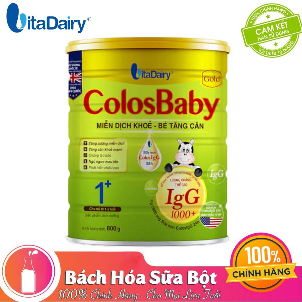 Sữa bột ColosBaby Gold 1+ /Lon 800g