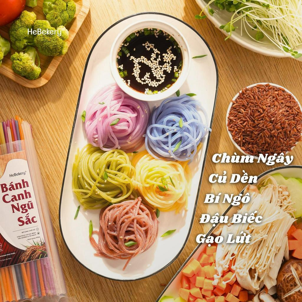 Bánh Canh Ngũ Sắc Tự Nhiên Từ Rau Củ 5 Vị - Bánh Canh Rau Củ Ăn Kiêng Healthy HeBekery by HeBe