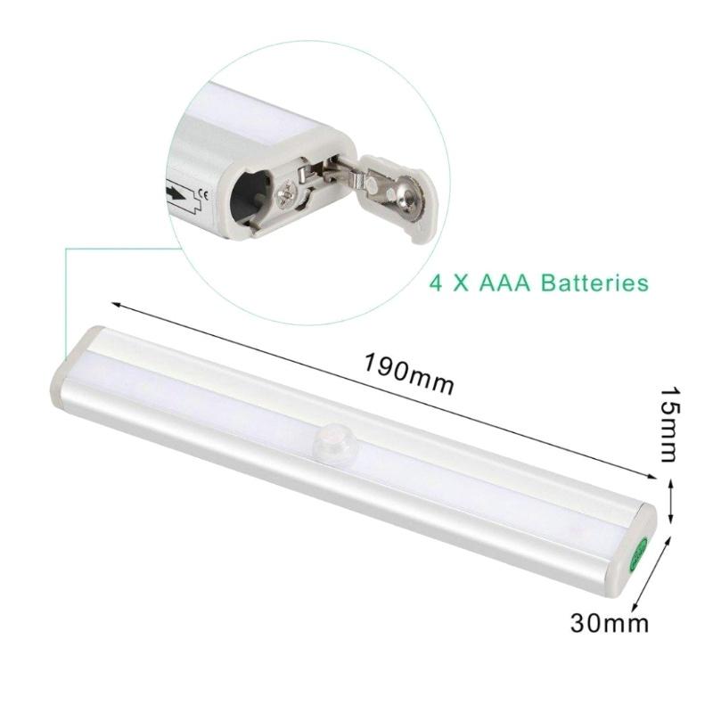 Đèn led thông minh cảm biến hồng ngoại L0406, lắp tủ quần áo, hành lang, cửa phòng, kho
