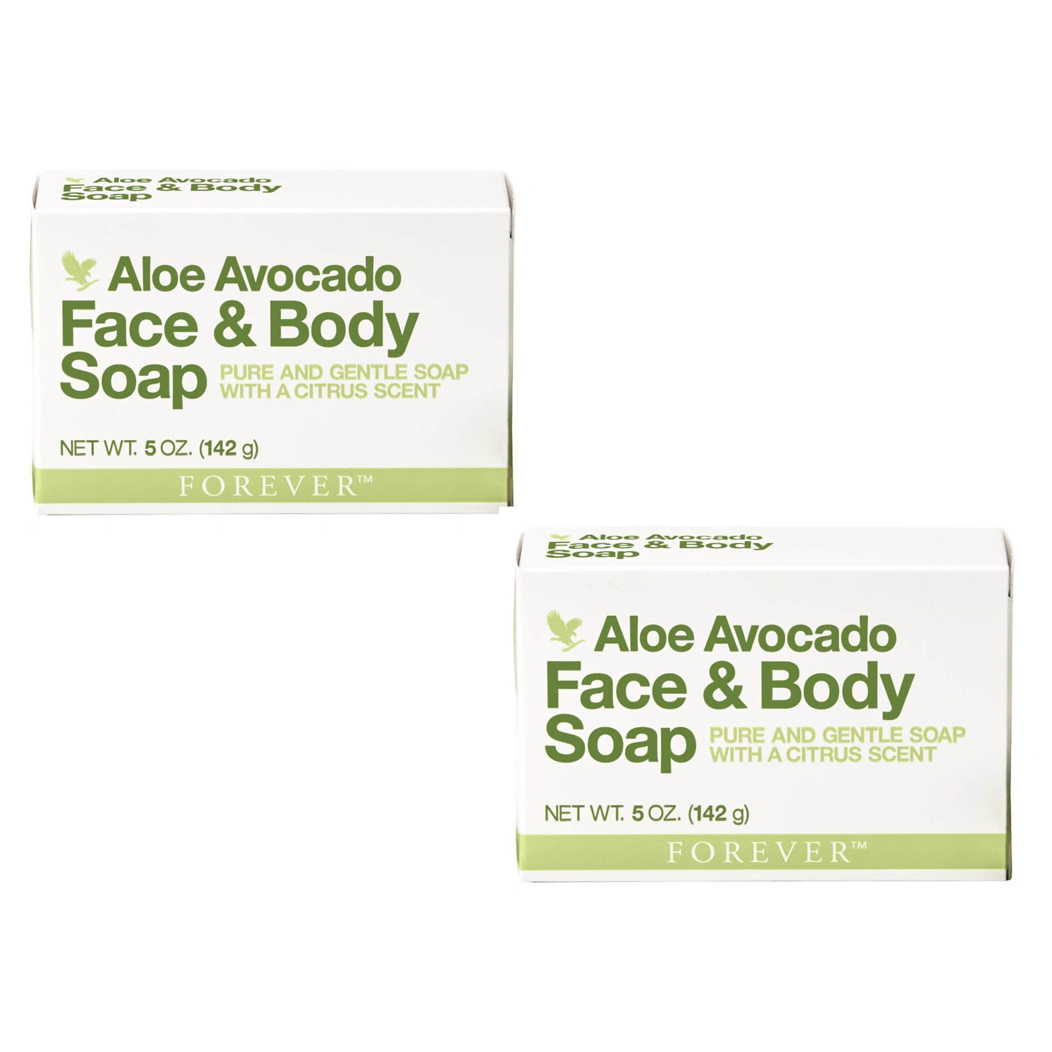 Combo 2 bánh Xà phòng rửa mặt và cơ thể Avocado Face and Body Soap (#284)- 142gr/cục