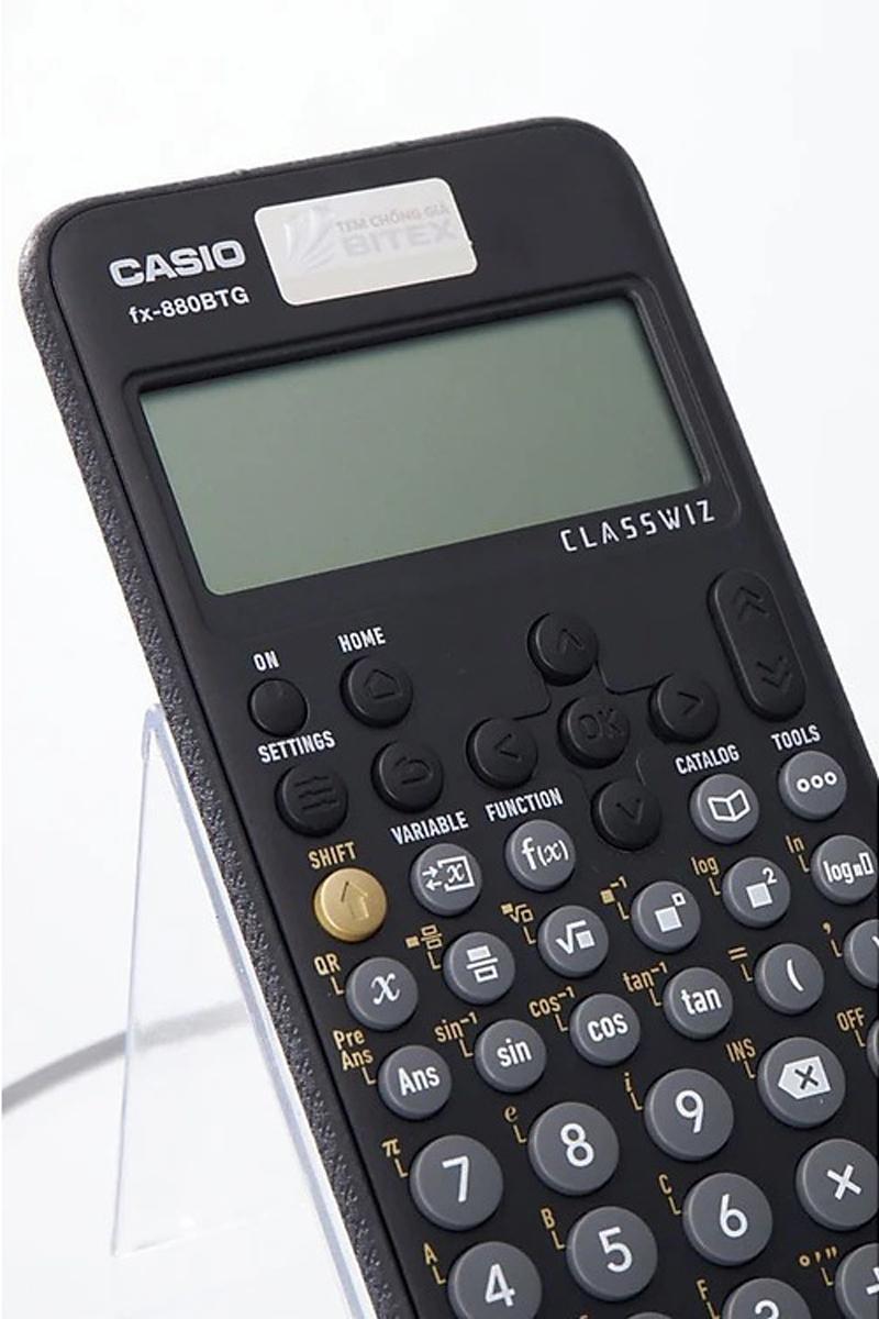 Máy Tính Casio FX-880BTG - Màu Đen + Bút Frixion Colors và G2 (Màu Mực Ngẫu Nhiên)