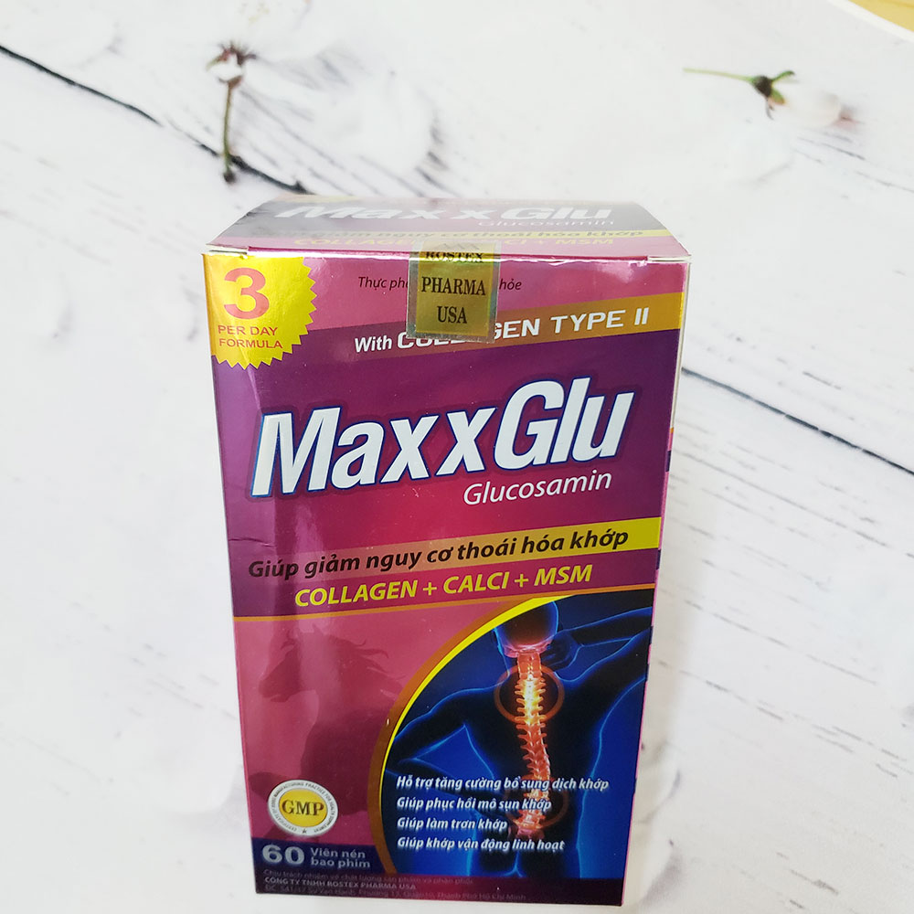 viên uống MaxxGlu giảm đau xương khớp, bổ sung dịch khớp và giảm nguy cơ thoái hoá khớp