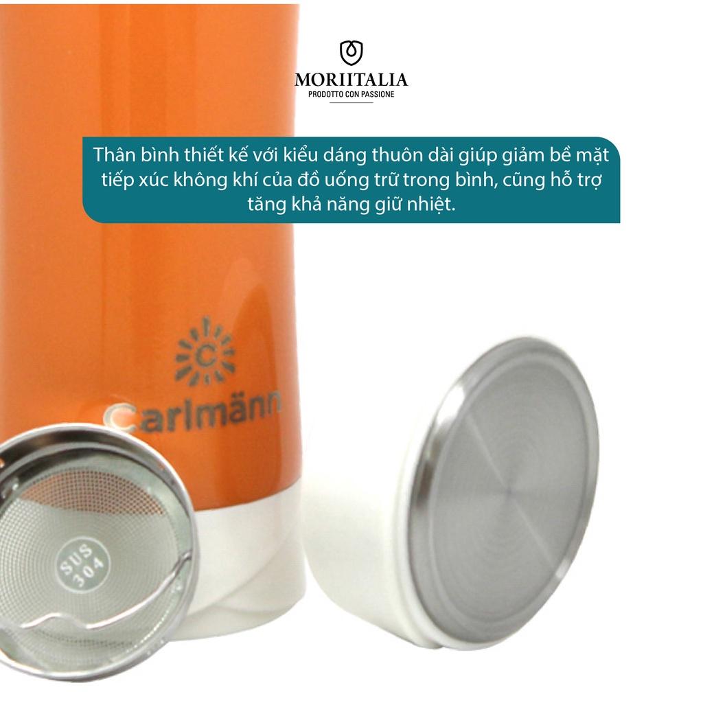 Bình giữ nhiệt Carlmann màu cam 260ml cao cấp BES-A52