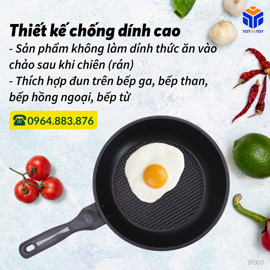 Chảo chống dính Five star đường kính 28cm