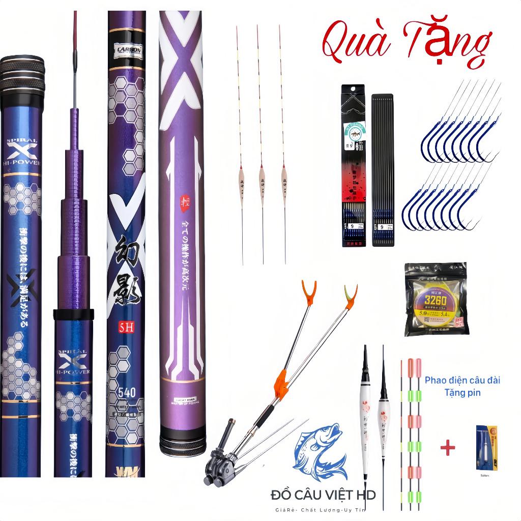 Combo bộ Cần câu tay Huyền Ảnh 5H tặng bộ phụ kiện săn hàng sale giá rẻ