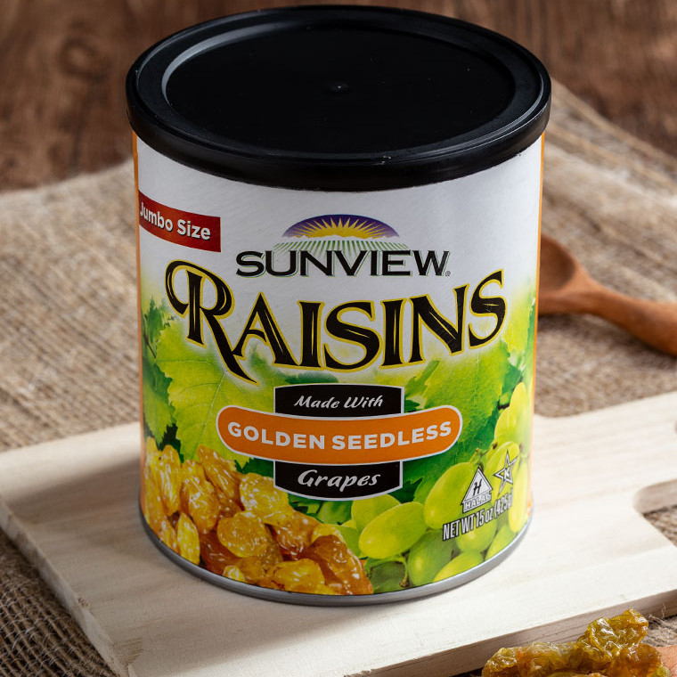 Nho Khô Mỹ Không Hạt Sunview Raisins 425g (Nho Vàng)