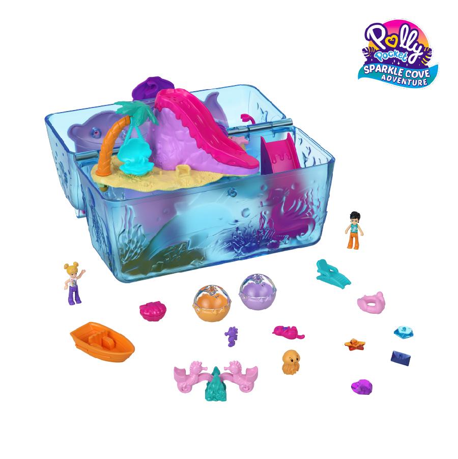 Đồ Chơi Thế Giới Thủy Cung Của Chú Rái Cá Hồng POLLY POCKET HKV47