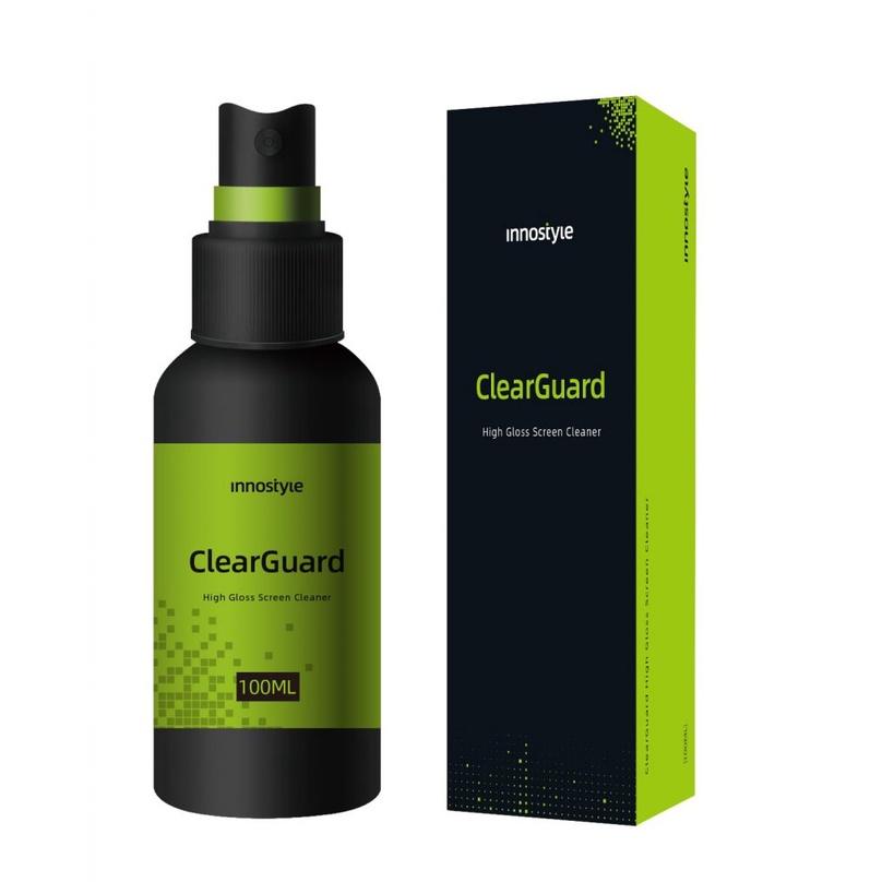 Bộ dung dịch làm sạch màn hình, thiết bị di động INNOSTYLE ClearGuard tiêu diệt 99,99% vi khuẩn và vi rút có hại bao gồm khăn lau Hàng Chính Hãng