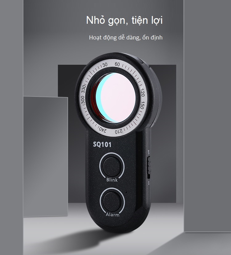 Máy Phát Hiện Camera Quay Lén SQ101 - HÀNG NHẬP KHẨU