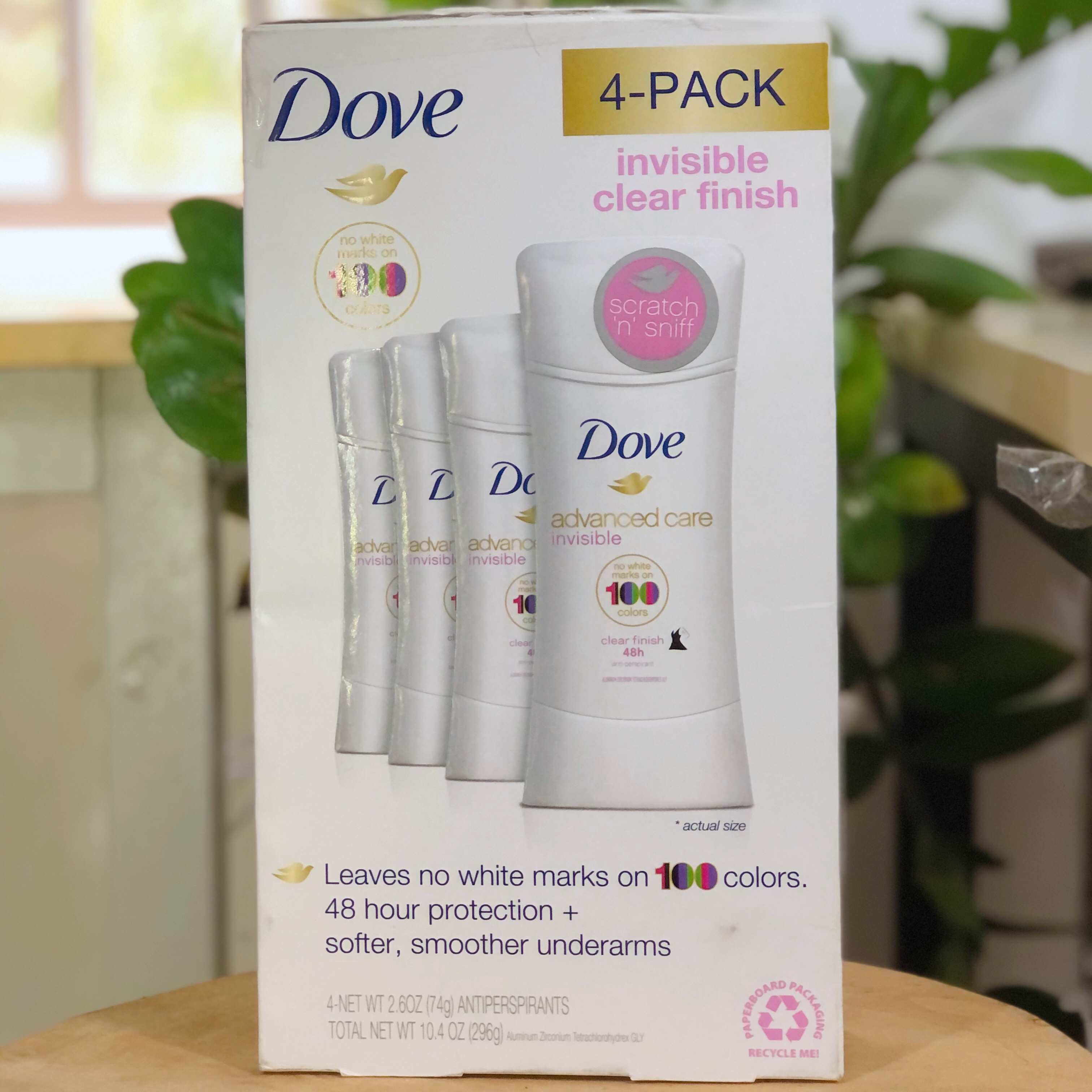 SET 4 LĂN KHỬ MÙI DOVE WOMEN ADVANCED CARE MỸ 48H 74G