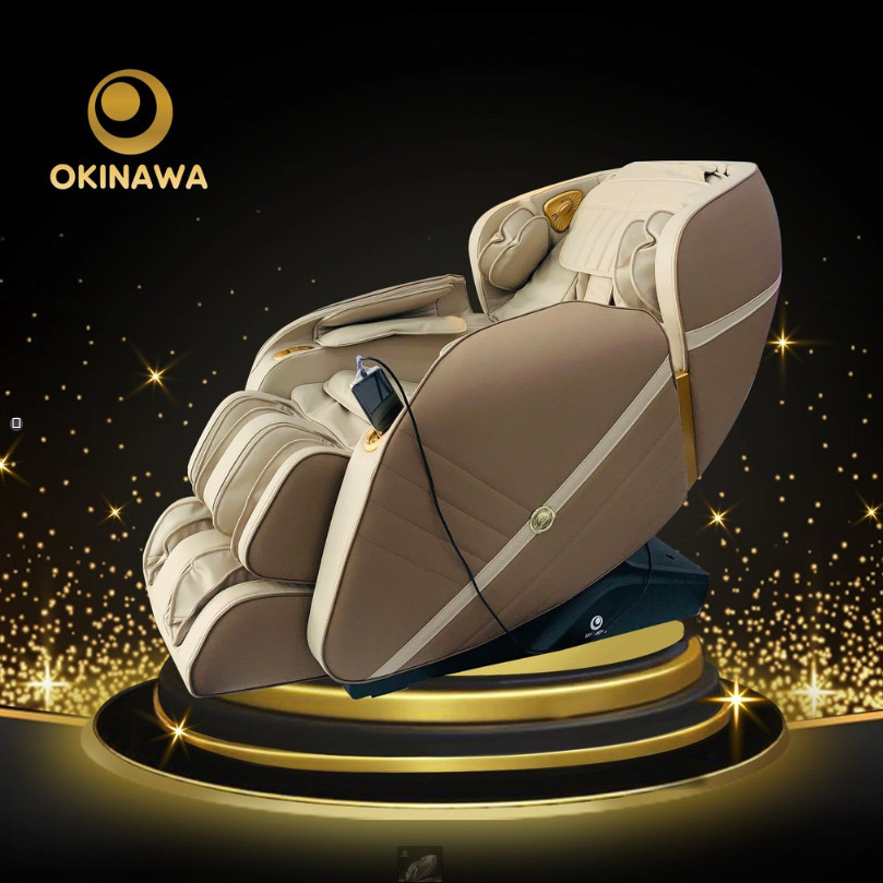GHẾ MASSAGE OKINAWA REGAL–3000 - CON LĂN MASSAGE 4D
