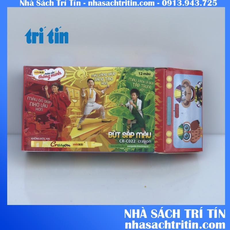Bút sáp TL màu Colokit 12 màu CR-C022 và 24 màu CR-C021