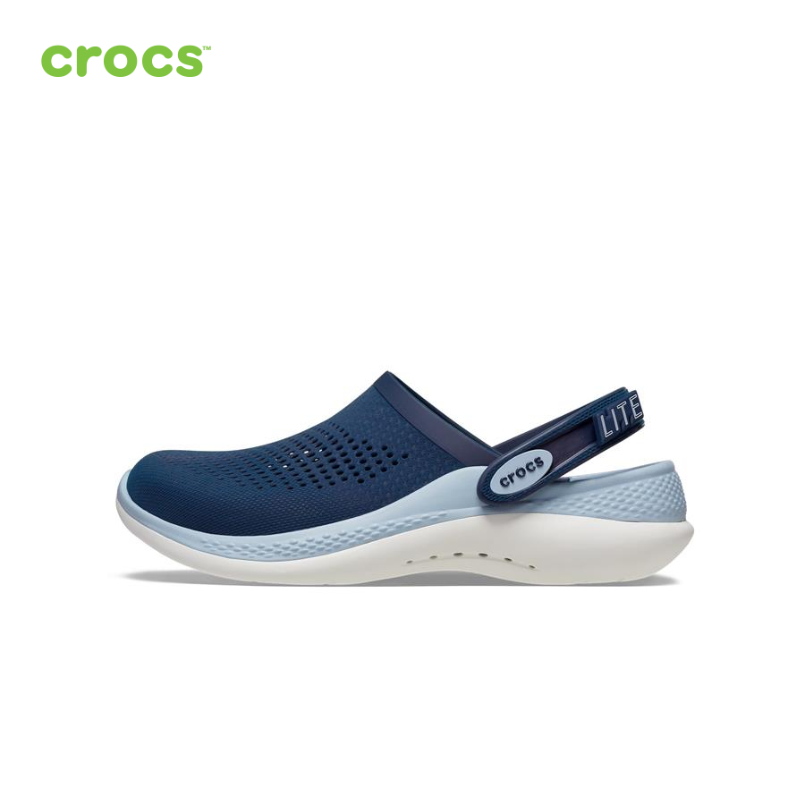Giày lười nam Crocs LiteRide 360 Clog U Navy/Blue Grey - 206708-4TA