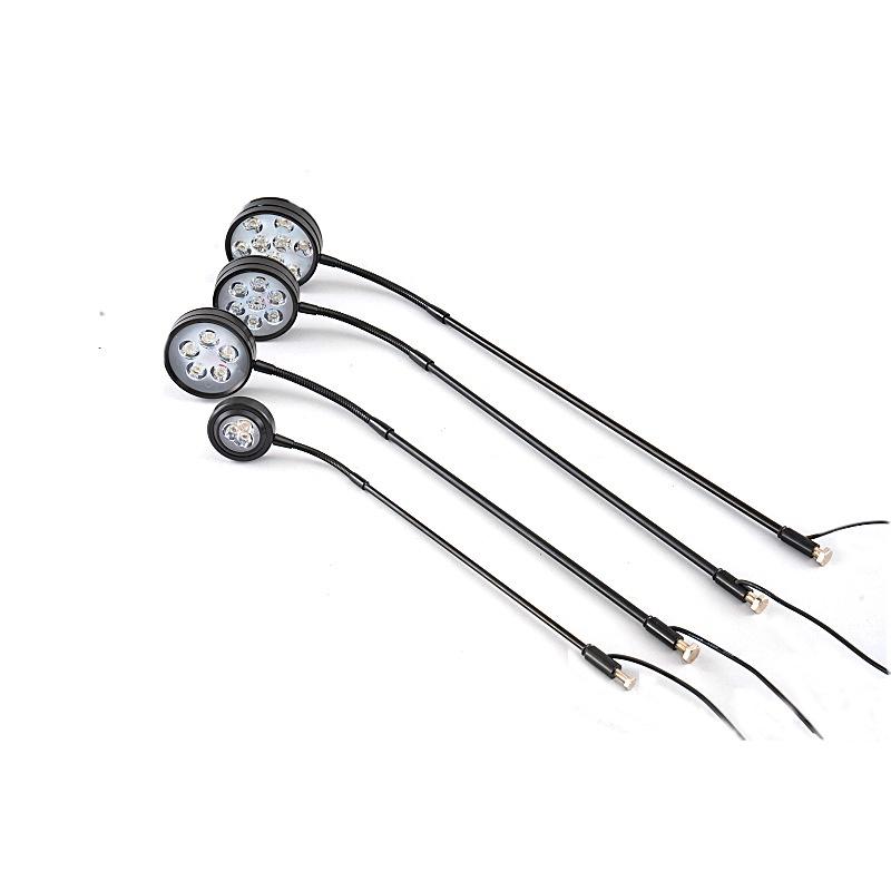 Đèn đế gỗ 7W mix màu - led kệ gỗ BamBoo 7W - đèn thủy sinh-tiểu cảnh - phụ kiện thủy sinh- shopleo