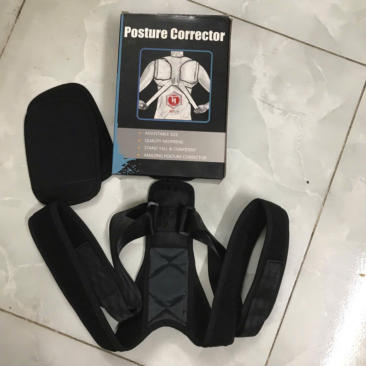 Đai Chống Gù Lưng Nam Nữ, Người Lớn Và Trẻ Em Freesize, Tặng Kèm 2 Miếng Trợ Lực - Hàng Nhập Khẩu