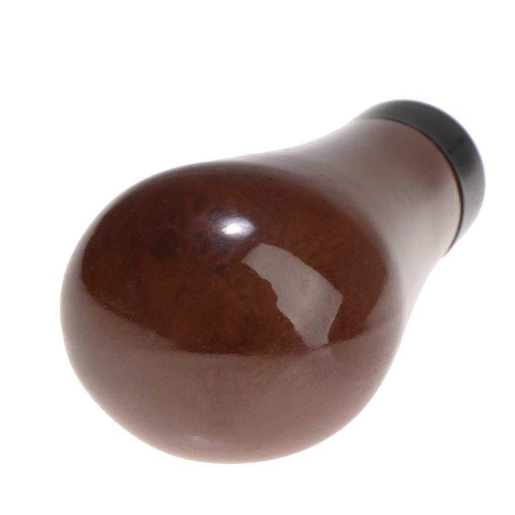 Brown Universal Manual Car Gear Shift Knob Shifter Lever Head with Hoses