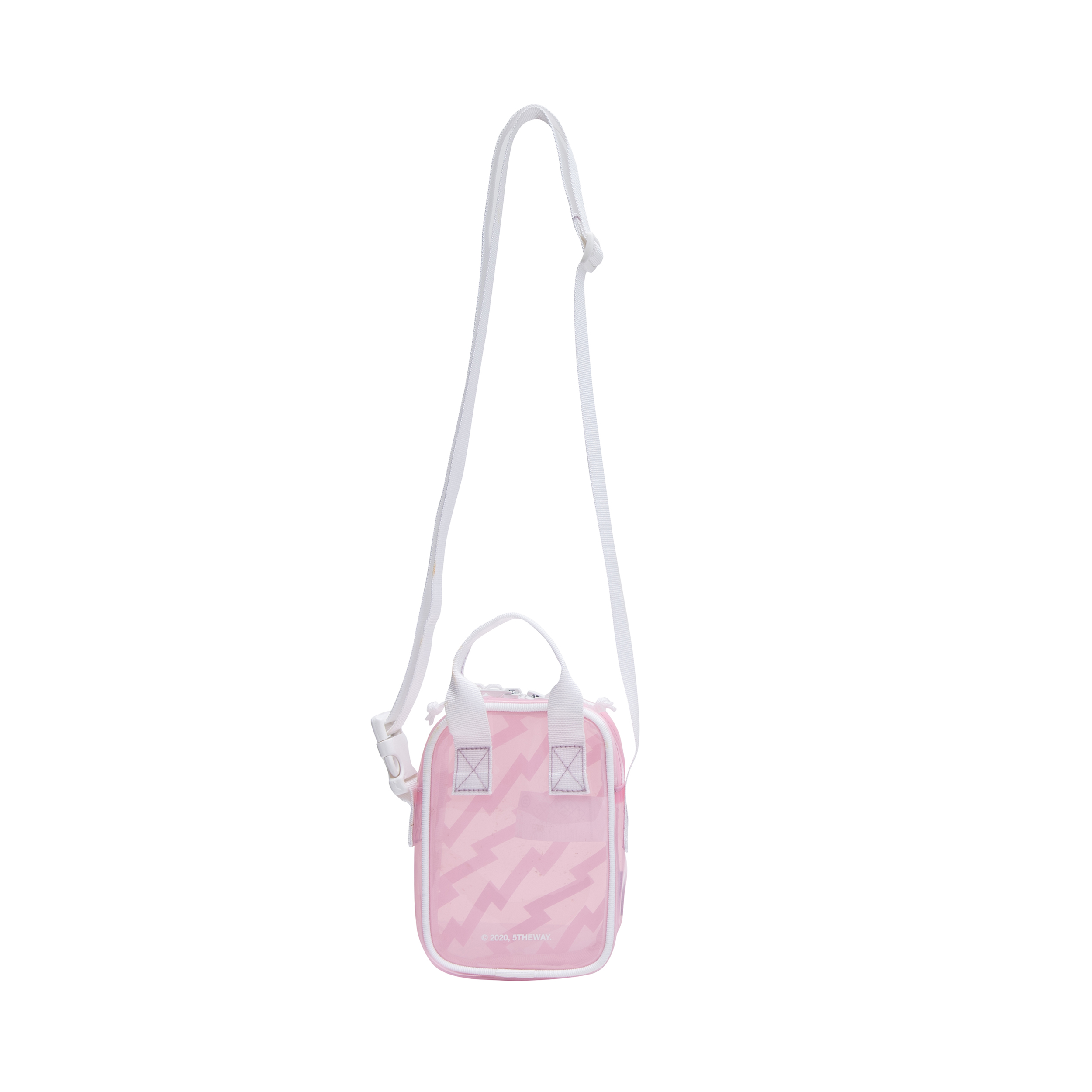 Túi Đeo Chéo 5THEWAY Nhựa Trong Suốt Hồng aka 5THEWAY /plastic/ VERTICAL SHOULDER BAG in PINK