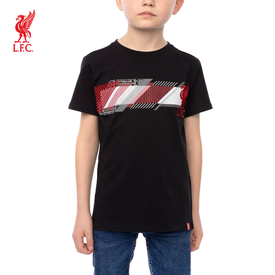 Áo thun tay ngắn thể thao trẻ em LFC Raised Embroidery Print - Livepool FC - A15644