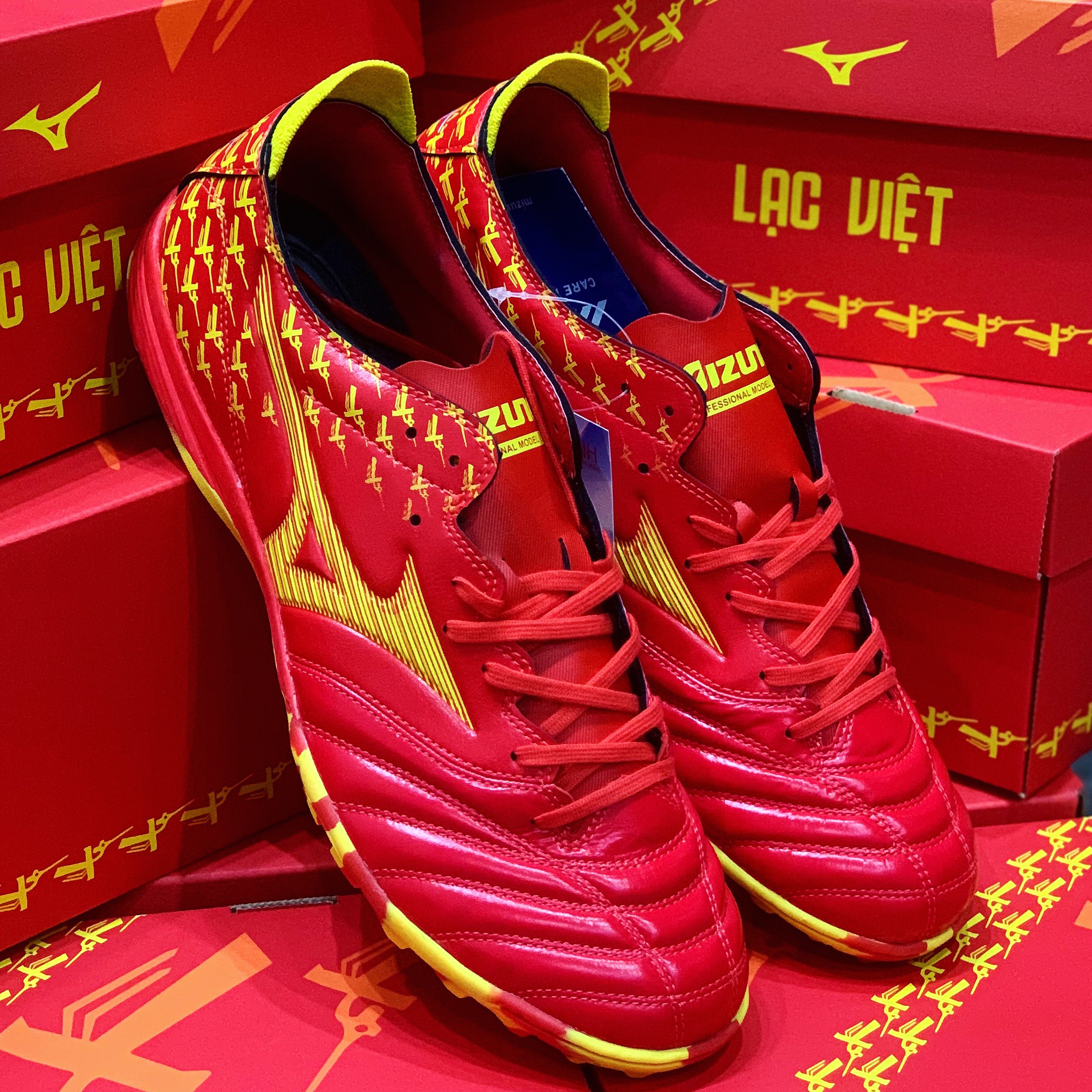 Giày đá bóng Mizuno Morelia Neo III Pro AS - P1GD228444 Lạc Việt Limited Edition