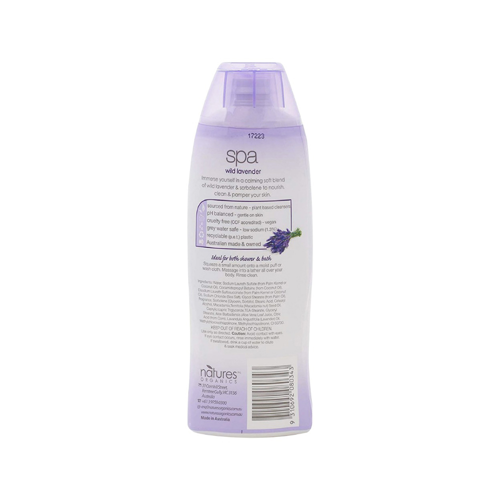 Sữa tắm tẩy tế bào chết hương oải hương thư giãn SPA lavender 400ml