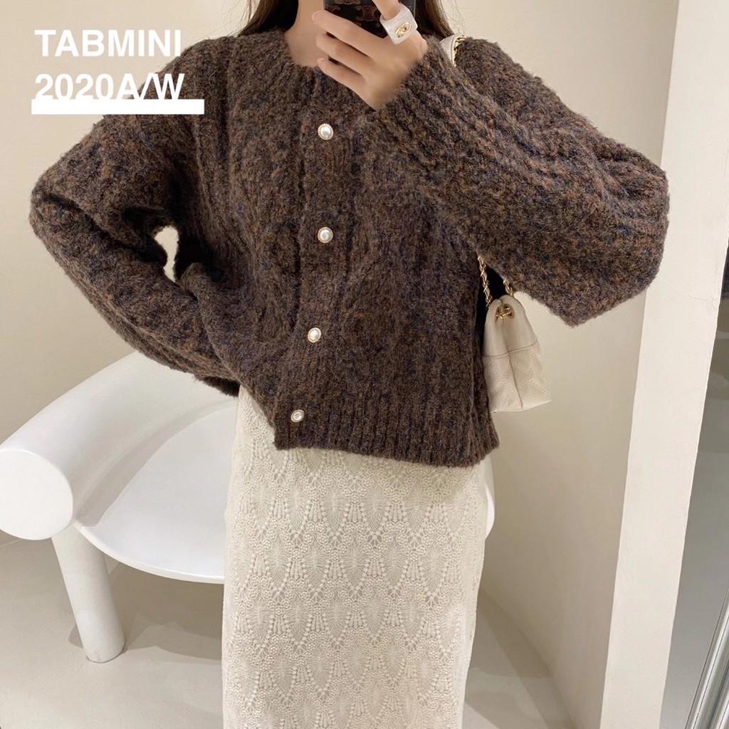 Áo len cardigan thừng ngắn