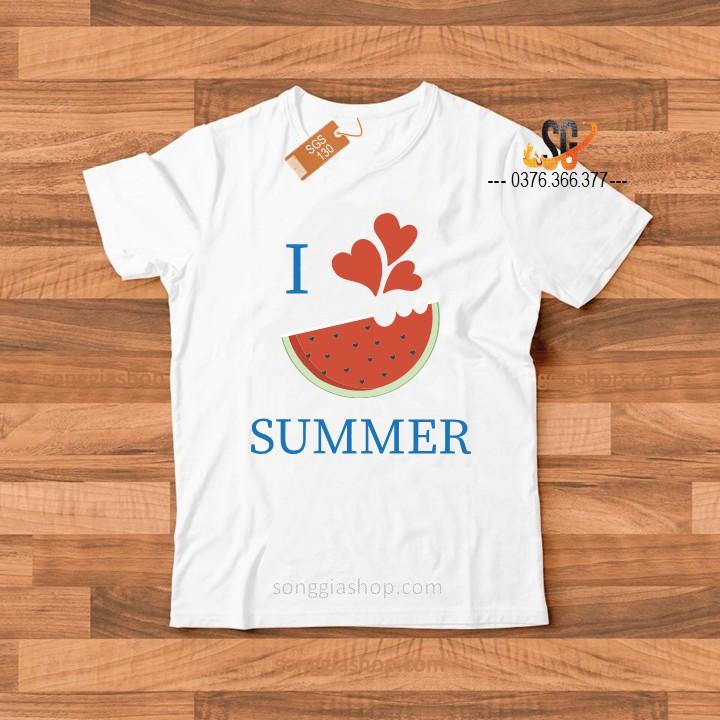 Áo Thun Dưa Hấu Summer - Thun Cotton - Đủ size Nam Nữ SGS130