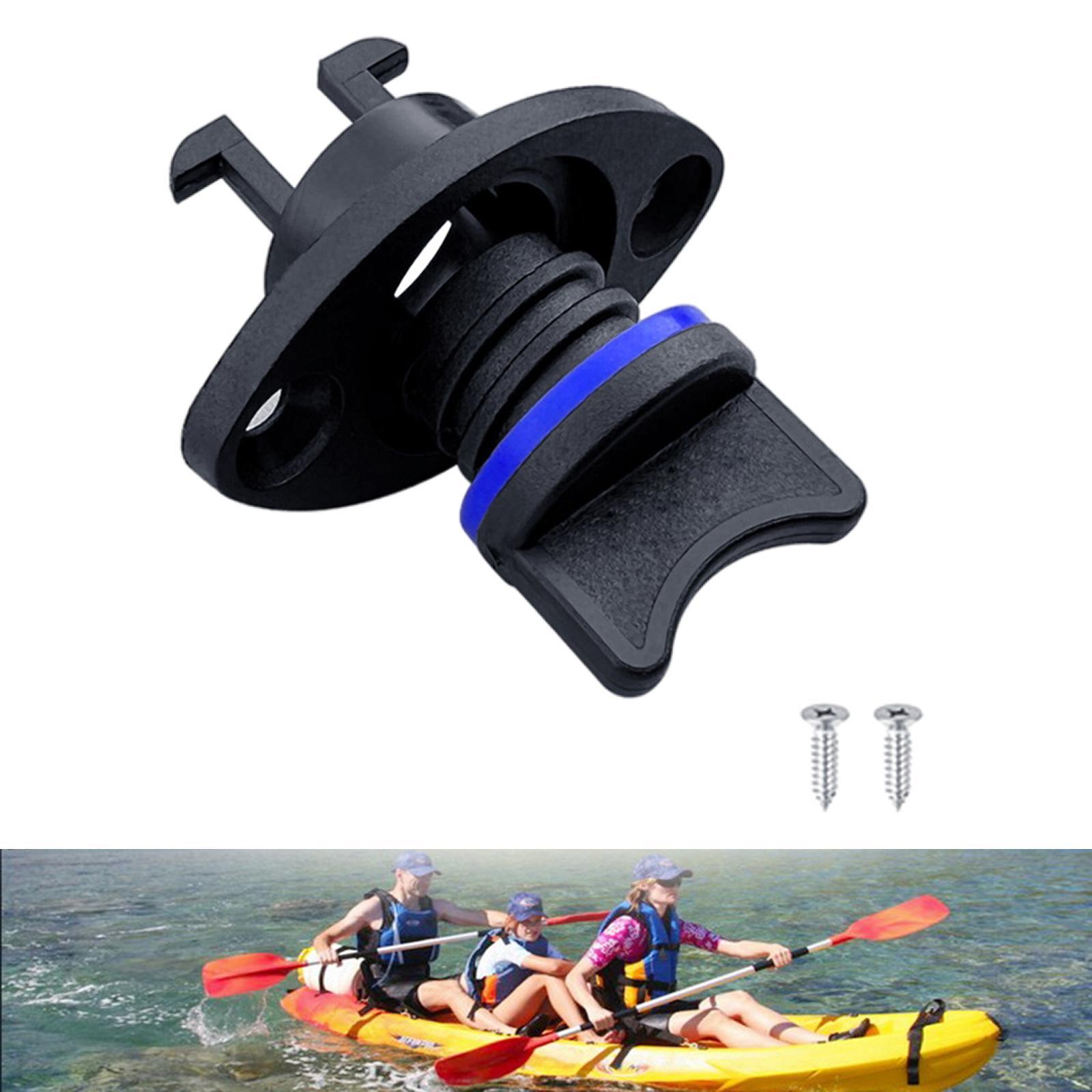 2x 1 Inch Marine Boat Drain Plug, Standard Thread, Universal with Screws, Replacement , Kayak  , Inflatable Boat