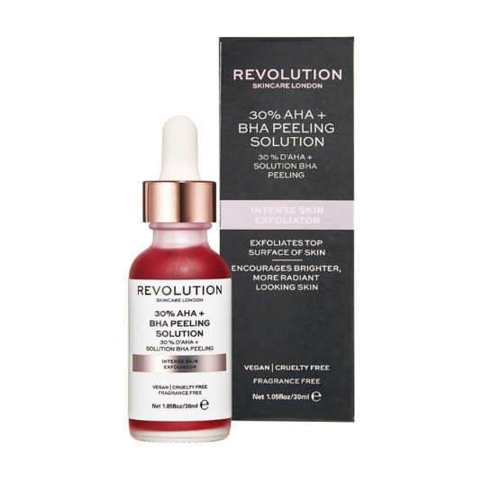 Tinh chất Revolution Skin Intense Skin Exfoliator 30% AHA+ BHA Peeling Solution 30ml
