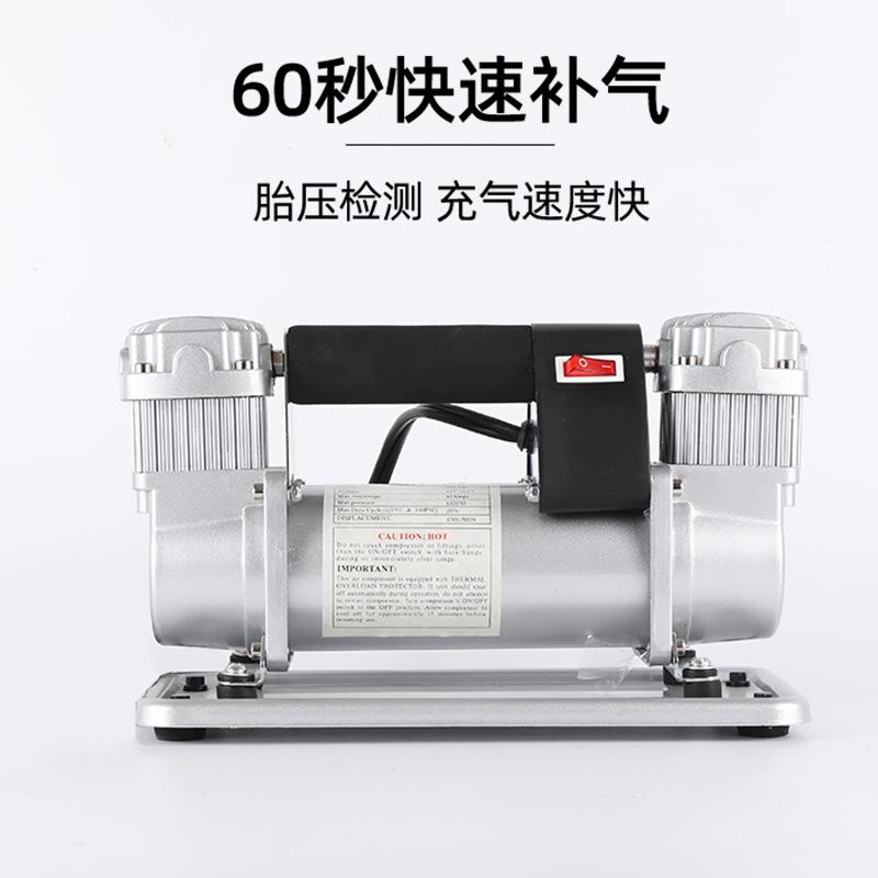 Máy bơm không khí ô tô hai xi lanh đặc biệt, xe hơi đa năng với lốp xe ô tô, máy bơm không khí cầm tay áp suất cao, máy bơm lốp xe hơi