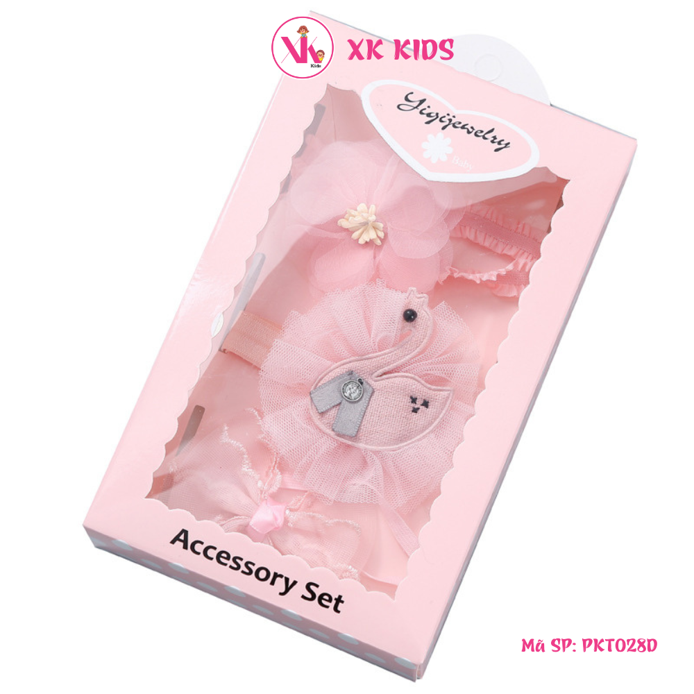 Set 3 băng đô bé gái kute nhiều họa tiết XK KIDS PKT0028D