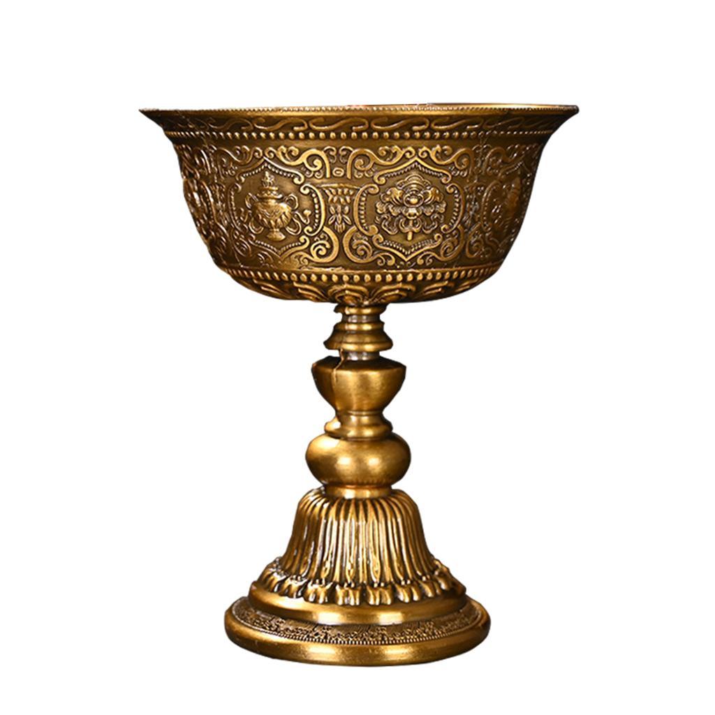 2PCS Ghee Lamp Holder Candle Holder Tibetan  Lamp Home Ornament